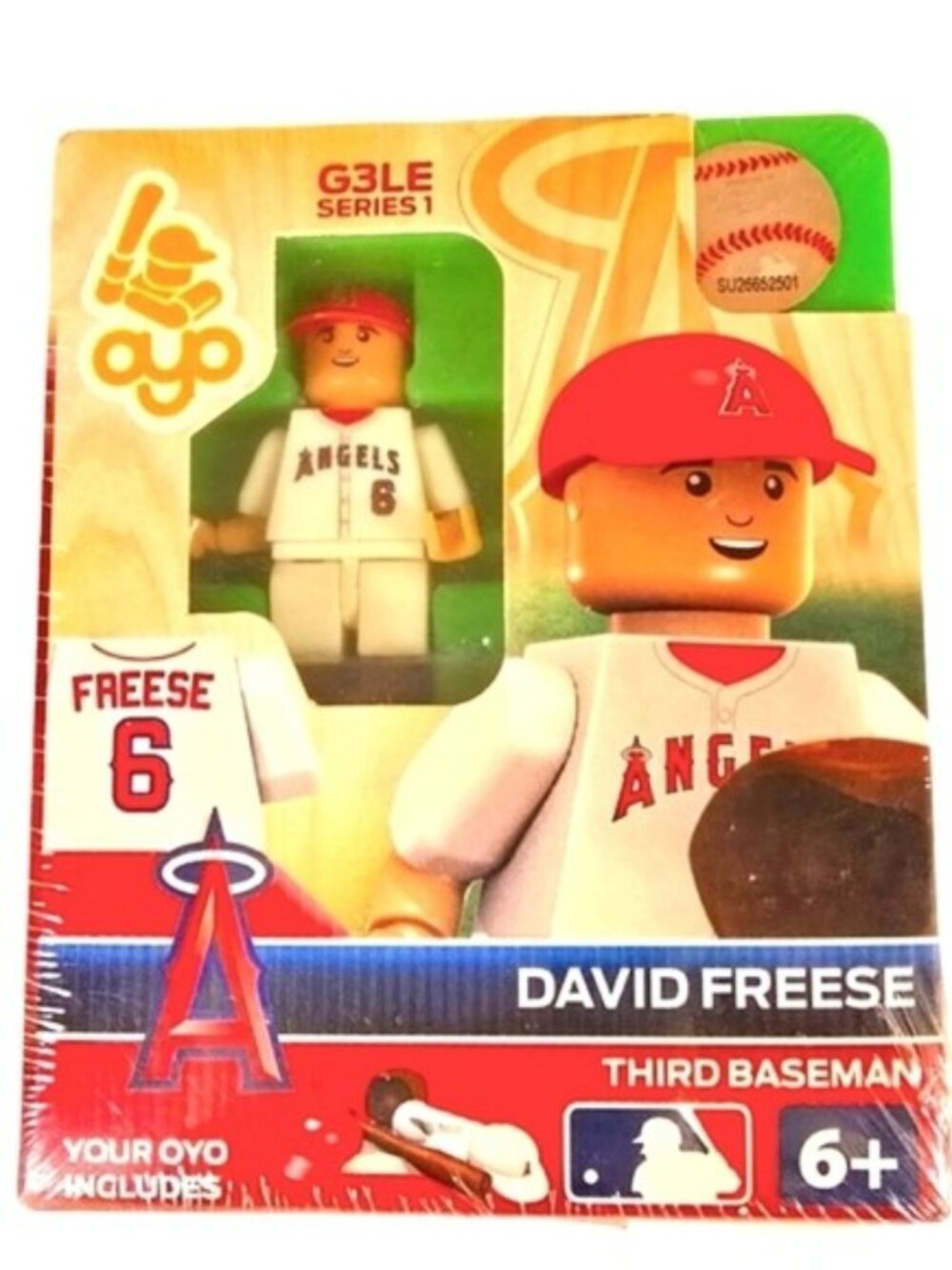 MLB Oyo Baseball Player David Freese Los Angeles Angels Mini Figurine Collect